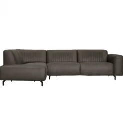 Outlet HomingXL Hoekbank - Bolero - links - stof Kentucky antraciet 01