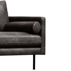 Sale HomingXL Hoekbank - Daisy - links - leer Colorado antraciet 01