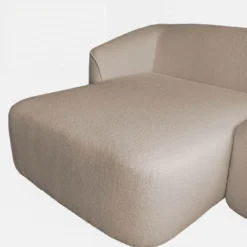 Outlet HomingXL Hoekbank - Evora - links - stof now or never beige 03