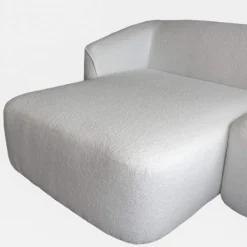 Outlet HomingXL Hoekbank - Evora - links - stof now or never off-white 01