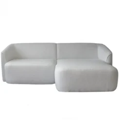 Sale HomingXL Hoekbank - Evora - rechts - stof now or never off-white 01