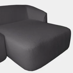 Sale HomingXL Hoekbank - Evora - rechts - stof now or never antraciet 92