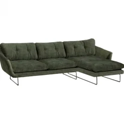 Bo Lundgren Hoekbank - Kuddar - rechts - velours Adore groen 156