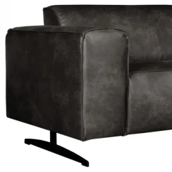 Sale HomingXL Hoekbank - Lambada - links - leer Colorado antraciet 01