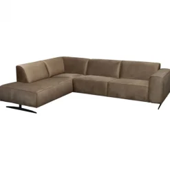 New HomingXL Hoekbank - Lambada - links - velours Juke taupe 12