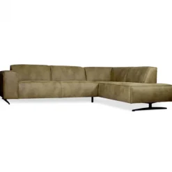 Hot HomingXL Hoekbank - Lambada - rechts - leer Hunter groen 400