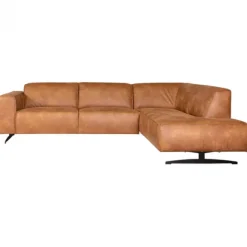Clearance HomingXL Hoekbank - Lambada - rechts - leer Colorado cognac 03