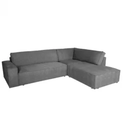 Discount Dutch by HomingXL Hoekbank - Marken - rechts - Run again grijs 85