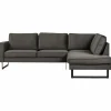 HomingXL Hoekbank - Stuart - rechts - Velours Adore donkergrijs 68