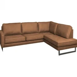 Online HomingXL Hoekbank - Stuart - rechts - Lederlook Missouri cognac 03