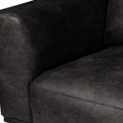 Hot HomingXL Hoekbank - Tulp - rechts - leer Colorado antraciet 01