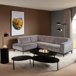 Clearance HomingXL Hoekbank Avola open eind links - Aphrodite 6 - 1,88 x 2,56 mtr breed