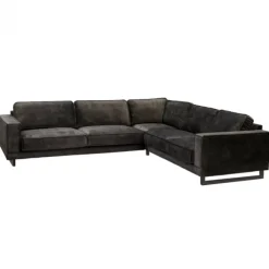 New HomingXL Hoekbank Fandango rechts | stof Adore antraciet 68 | 2,96 x 2,54 mtr breed