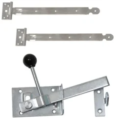 Outlet HomingXL Beslagset universeel - Tuinpoort - Gegalvaniseerd staal