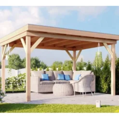 Hot HomingXL Houten overkapping - Douglas geschaafd - 300 x 300 cm