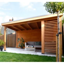 Clearance HomingXL Houten Veranda - Douglas - 300 x 300 cm