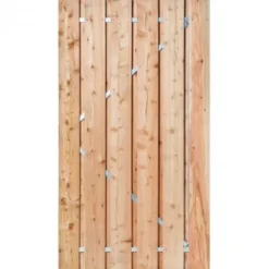 New HomingXL Tuindeur zelfbouw met stalen frame - Douglas - 1,5 x 14,0 cm (180 x 100 cm)