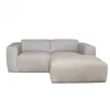 Discount HomingXL 2-zits bank met lounge rechts Sintra - stof Rackham beige 05 - 204 cm