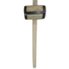 Best HomingXL Houten slaghamer met metalen strips - lengte 110 cm