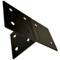 Clearance HomingXL Houtverbinding T-stuk - verzinkt en zwart gepoedercoat - 85 x 85 mm