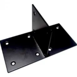 Sale HomingXL Houtverbinding T-stuk - verzinkt en zwart gepoedercoat incl. bevestigingsmateriaal - 115 x 115 mm