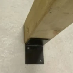 Sale HomingXL Houtverbinding T-stuk - verzinkt en zwart gepoedercoat incl. bevestigingsmateriaal - 115 x 115 mm