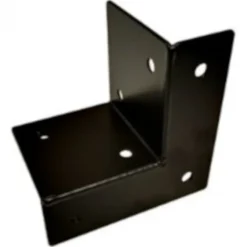 Discount HomingXL Houtverbinding voetstuk - verzinkt en zwart gepoedercoat - 85 x 85 mm