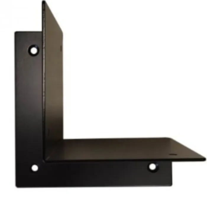 Discount HomingXL Houtverbinding voetstuk - verzinkt en zwart gepoedercoat incl. bevestigingsmateriaal - 205 x 205 mm