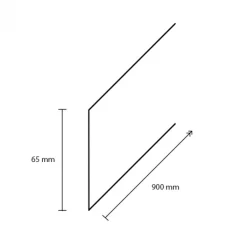New Bo Lundgren Kantenband - Gavle Warm Noten - 90 x 6,5 cm