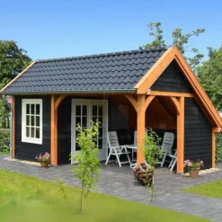 Online TrendHout Kapschuur De Hoeve XL - 3 meter diep