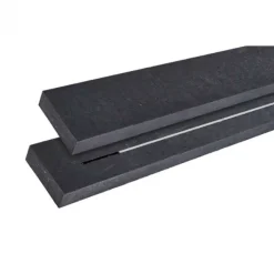 Hot Plus Danmark Kinderpicknicktafel gerecycled plastic zwart | Alpha 118 x 118 x 57 cm