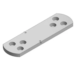 Hot Aslon systems Koppelstuk aluminium tbv 35 x 25 aluminium Basic onderbalk