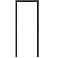 Discount C-Wood Kozijn aluminium zwart gepoedercoat - Voor tuindeuren 90 cm