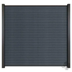 Elephant Lamellen set composiet - triple Rhombus rock grey - 180 x 15 cm (6 stuks)