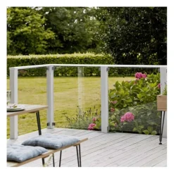 Clearance Plus Danmark Leuning grenen tbv tuinhek - wit (209 cm)