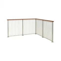 New Plus Danmark Leuning tbv tuinhek mahonie (189 cm)