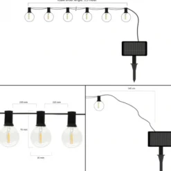 HomingXL Lichtsnoer solar - Chain 10 - Warm wit