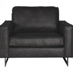 Outlet HomingXL Loveseat - Riverdance - leer Colorado antraciet 01