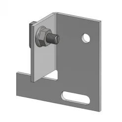 Discount Aslon systems Montageplaat met bout en moer aluminium tbv 40 x 75 Profi aluminium onderconstructie