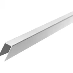 New C-Wood Onder- & bovenregel blank aluminium zelfbouw schutting schuin 90 x 180/93 cm