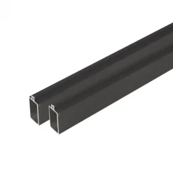 Elephant Onder- en bovenregel set antraciet aluminium tbv Modular schutting