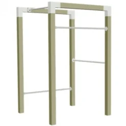 Plus Danmark Outdoor fitnesstoestel geïmpregneerd hout - model 1