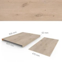 Outlet COREtec Overzettreden met neus (2 stuks) - PVC WPC - Forest