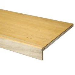 Sale Stepwood Overzettreden met neus (2 stuks) - Eikenhout 3 mm toplaag Rustiek - Met sleuf voor antislipstrip