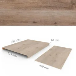 Outlet COREtec Overzettreden met neus (2 stuks) - PVC WPC - Acorn