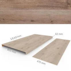 Outlet COREtec Overzettreden met neus (2 stuks) - PVC WPC - Acorn