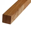 Outlet Smaragd Paal hardhout Angelim 8,8 x 8,8 cm gepunt geschaafd