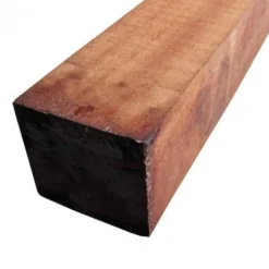 Clearance Elephant Paal hardhout Angelim 10,0 x 10,0 cm gezaagd