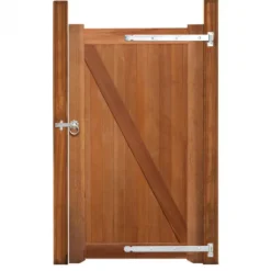 New Elephant Paal hardhout bankirai 11 x 11 cm diamantkop geschaafd