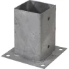 Sale Plus Danmark Paalhouder met voet gegalvaniseerd tbv tuinpaal van 9 x 9 cm - 15 x 15 cm